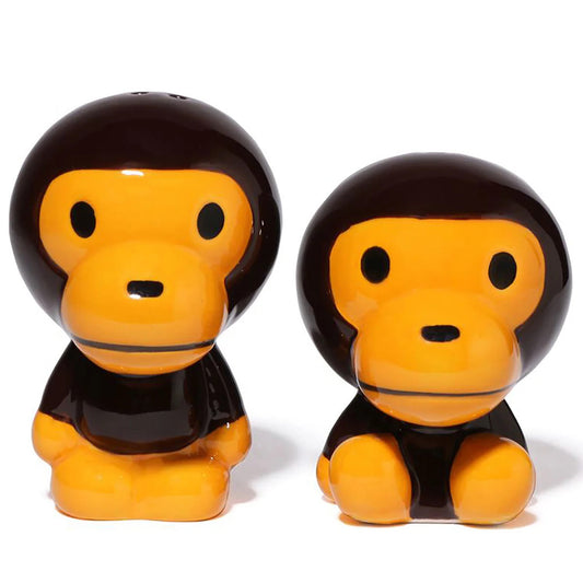 A Bathing Ape Baby Milo Salt & Pepper Shakers - Brown