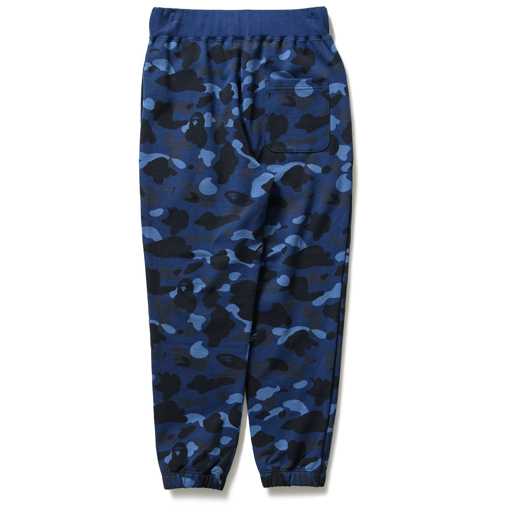 A Bathing Ape Camo Wide Sweatpants - Navy