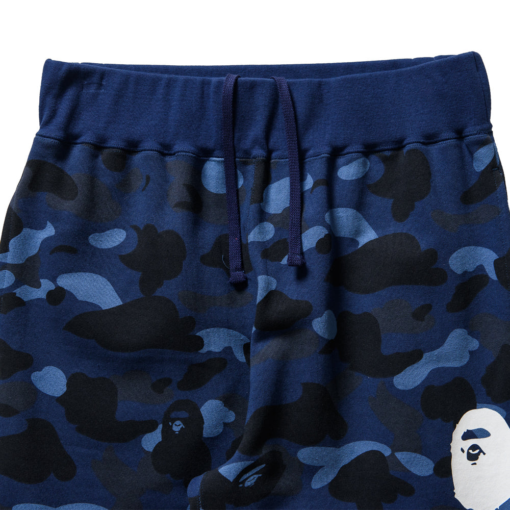 A Bathing Ape Camo Wide Sweatpants - Navy