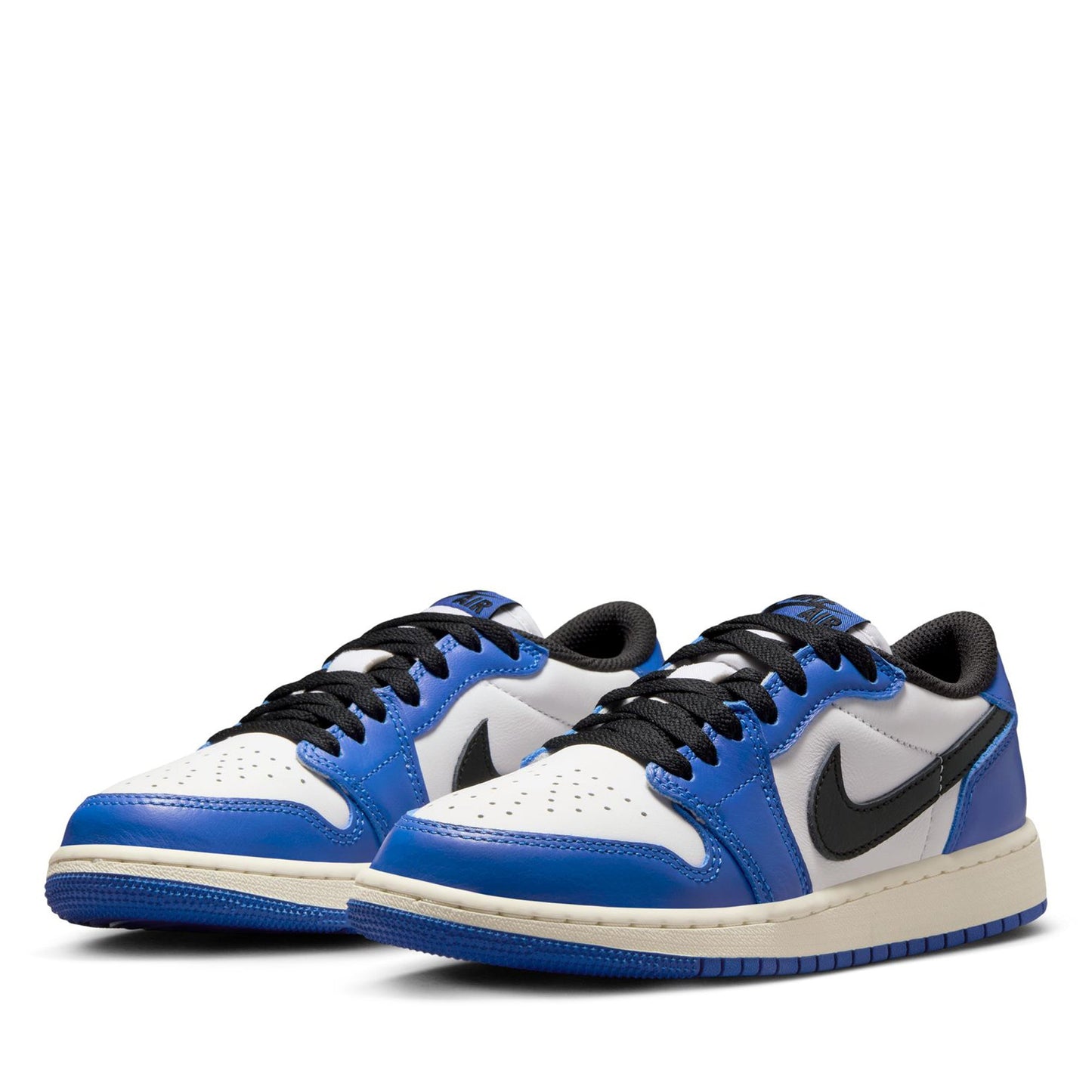 Air Jordan 1 Low OG 'Game Royal' (GS) - White/Black