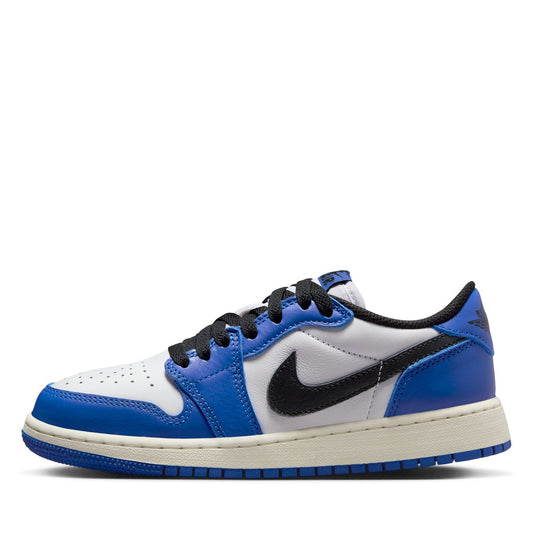 Air Jordan 1 Low OG 'Game Royal' (GS) - White/Black