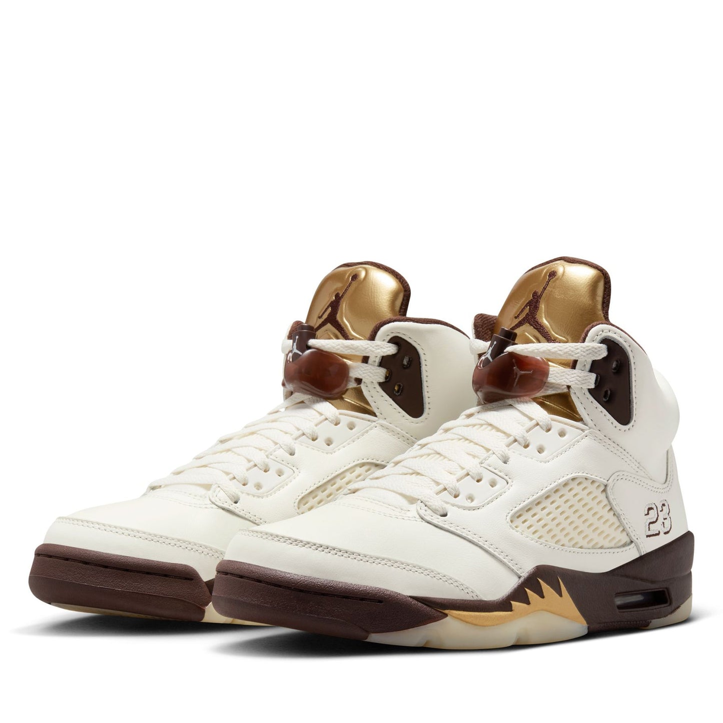 Women's Air Jordan 5 Retro - Earth/Metallic Gold