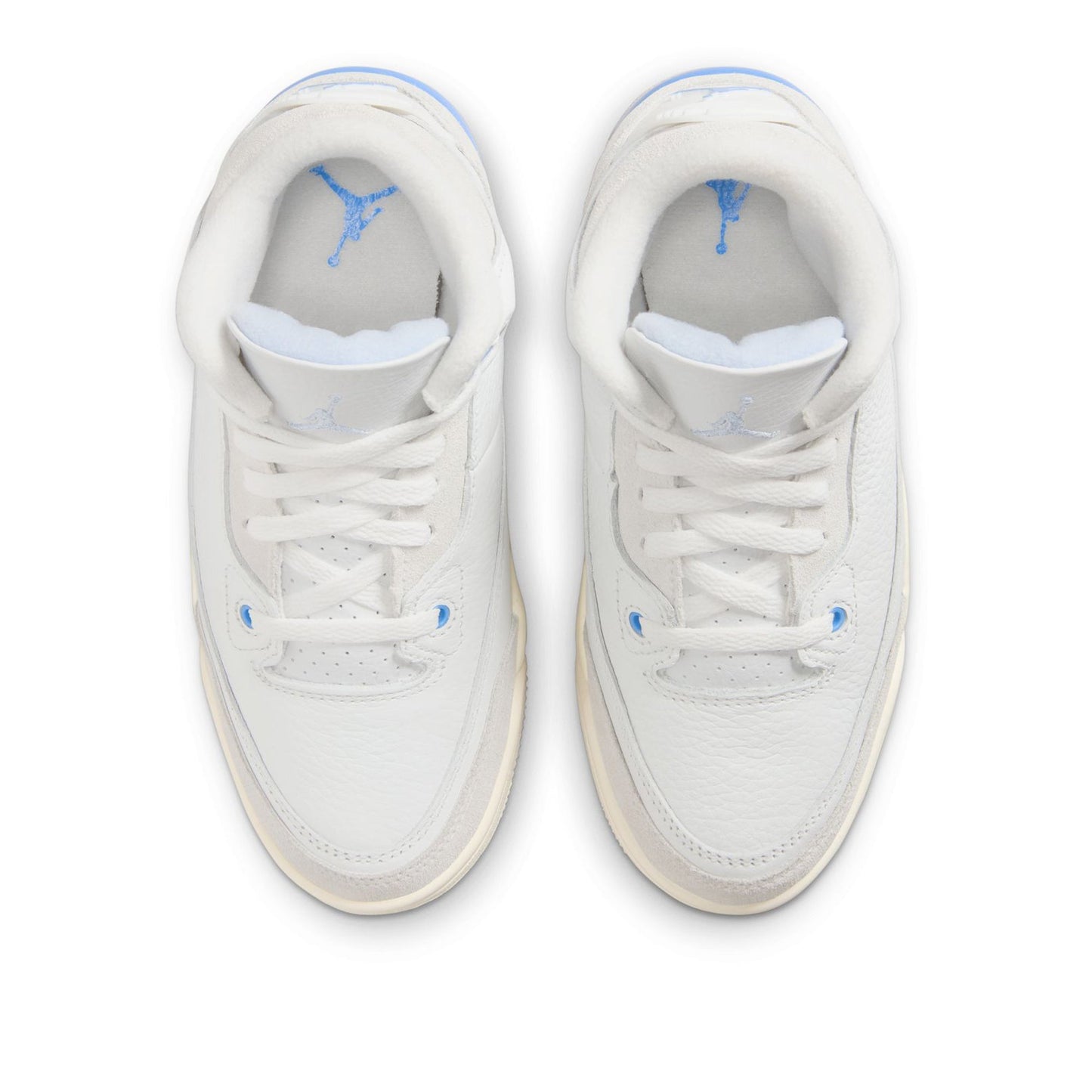 Jordan 3 Retro (PS) 'Lucky Shorts' - Summit White/Hydrogen Blue