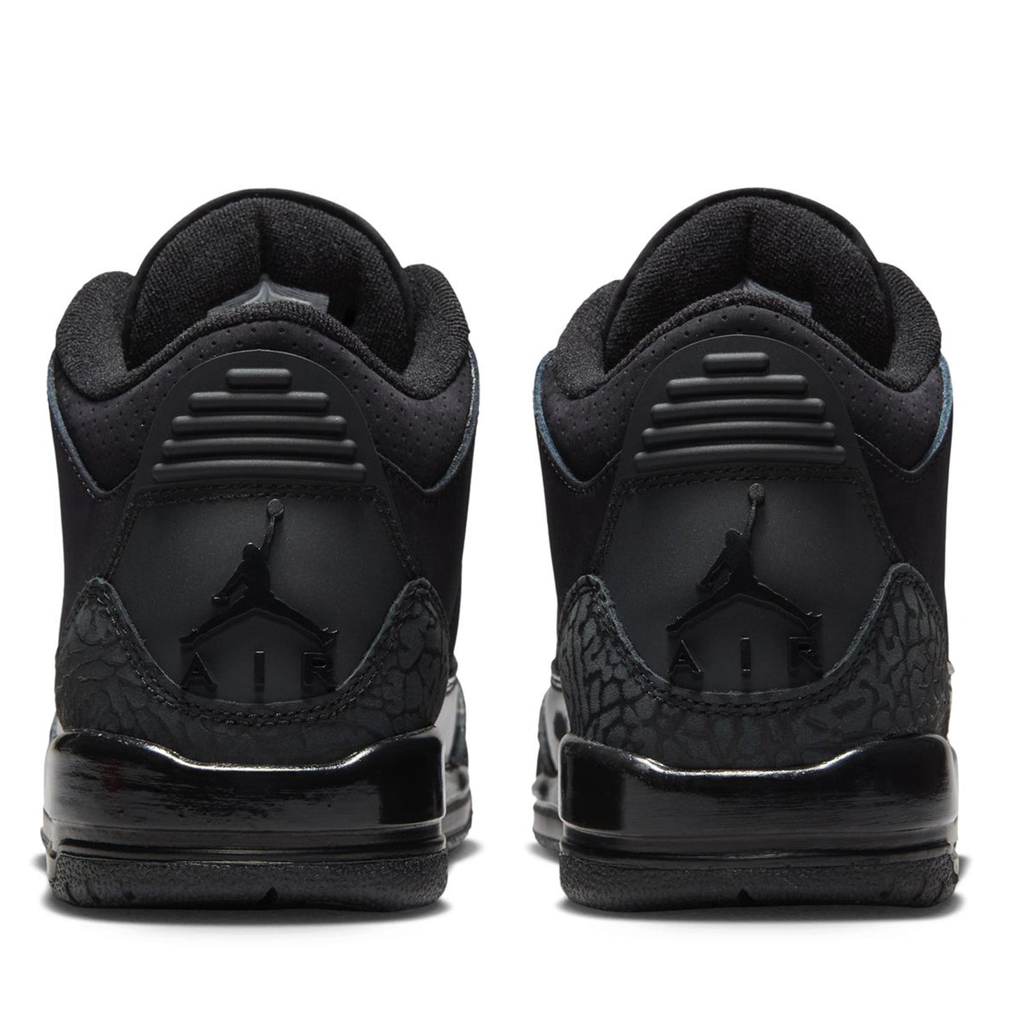 Air Jordan 3 Retro 'Black Cat' (GS) - Black/Dark Charcoal