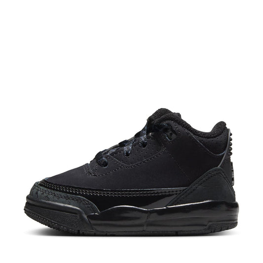 Jordan 3 Retro 'Black Cat' (TD) - Black/Dark Charcoal