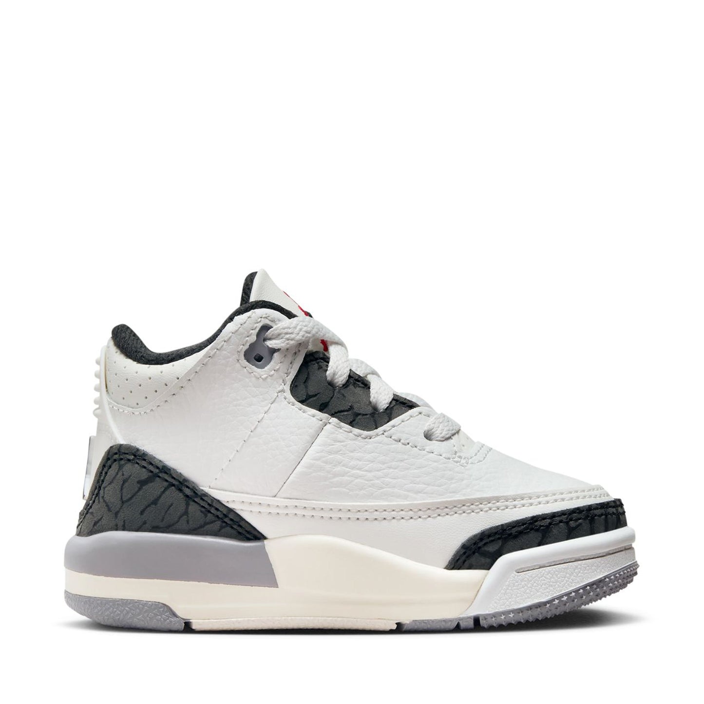 Jordan 3 Retro 'Cement Grey' (TD) - Summit White/Fire Red