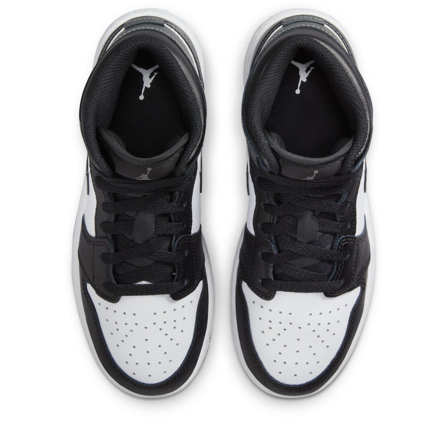 Air Jordan 1 Mid (GS) - Black/Iron Grey