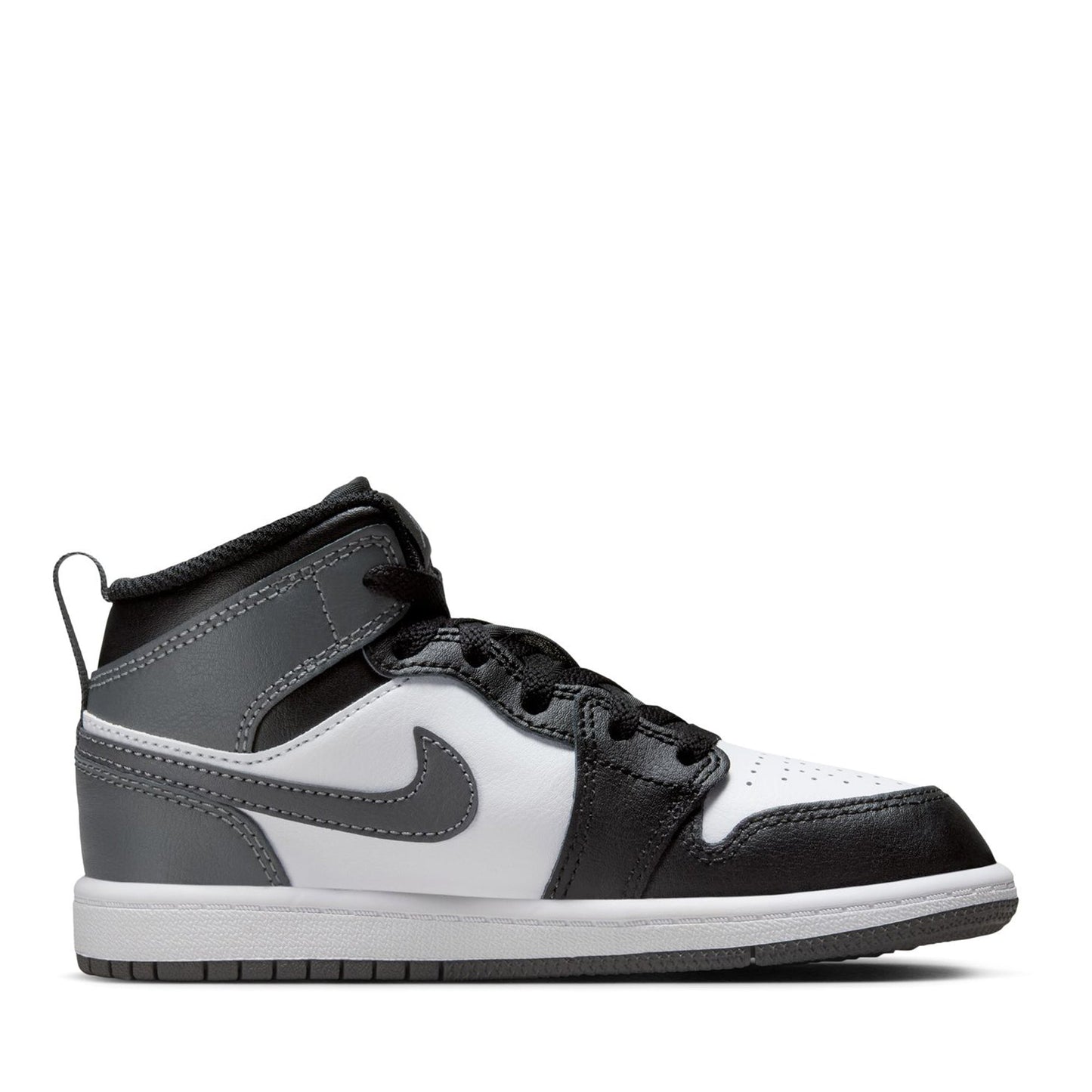 Jordan 1 Mid (PS) - Black/Iron Grey