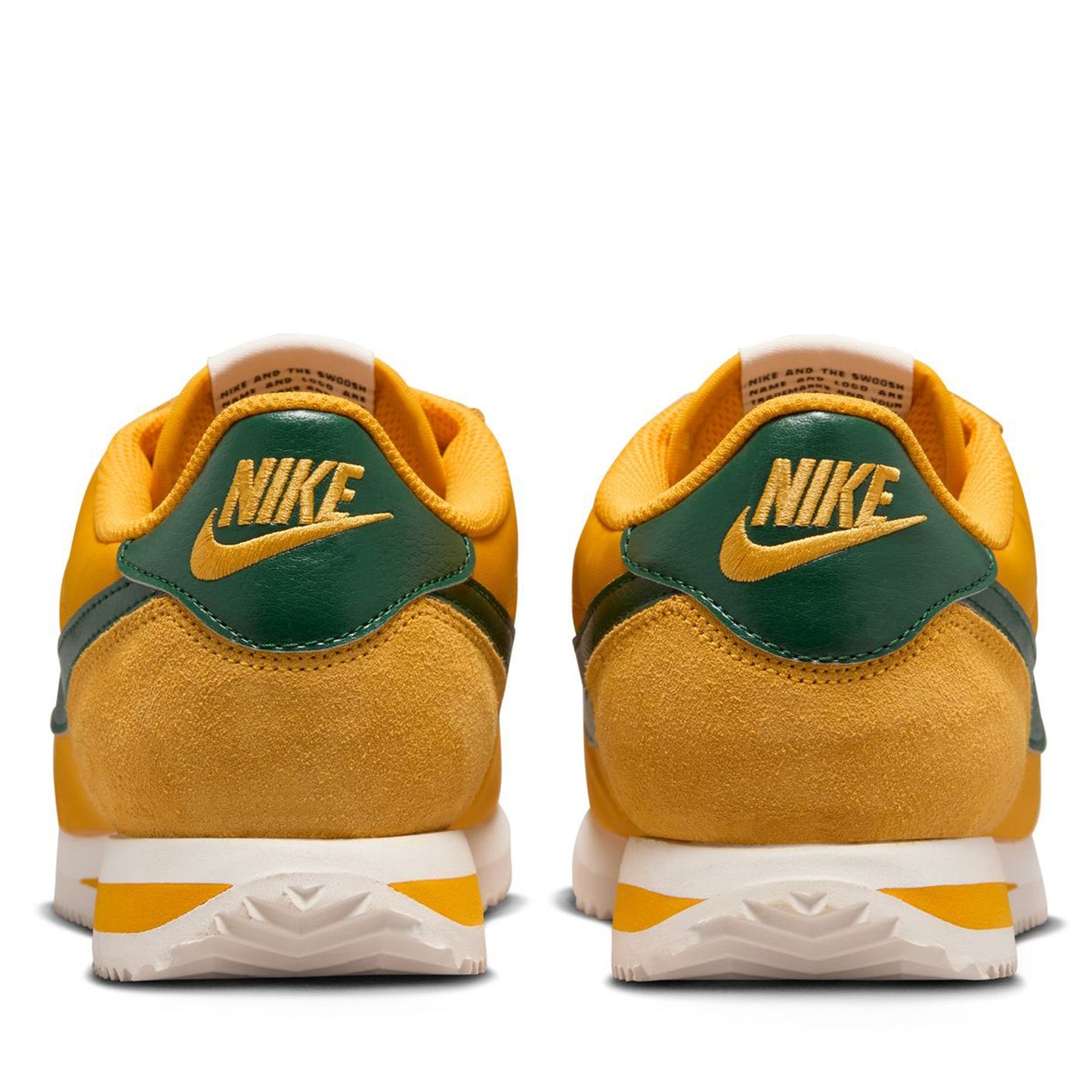 Women's Nike Cortez Textile - Yellow Ochre/Gorge Green