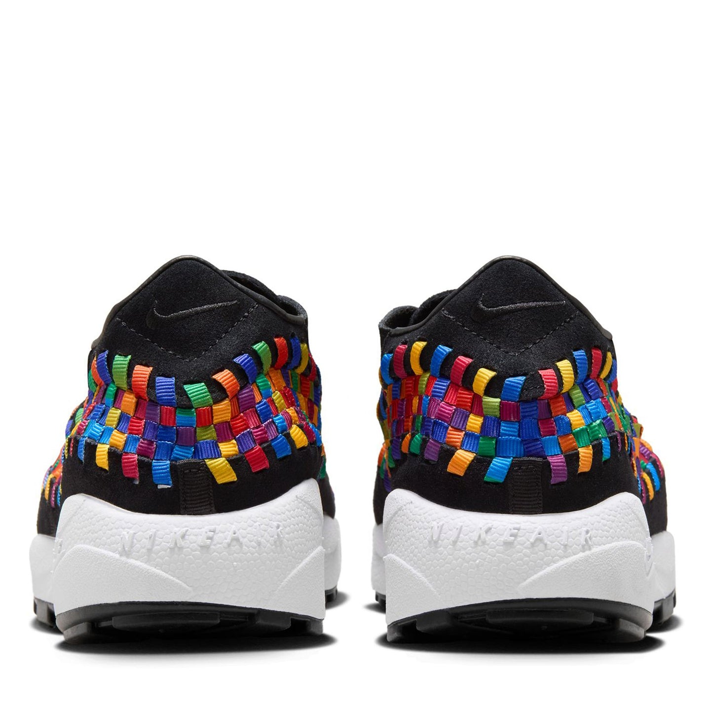 Women's Nike Air Footscape Woven OG 'Rainbow' - Black/White