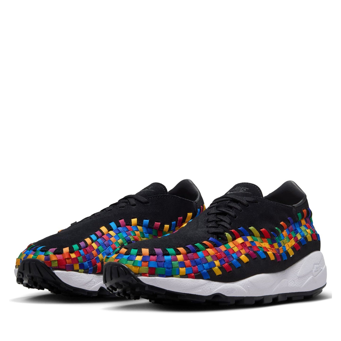 Women's Nike Air Footscape Woven OG 'Rainbow' - Black/White