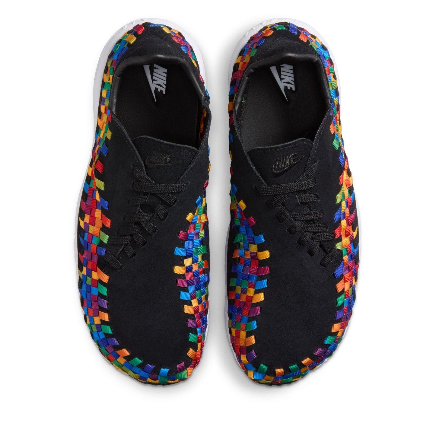 Women's Nike Air Footscape Woven OG 'Rainbow' - Black/White