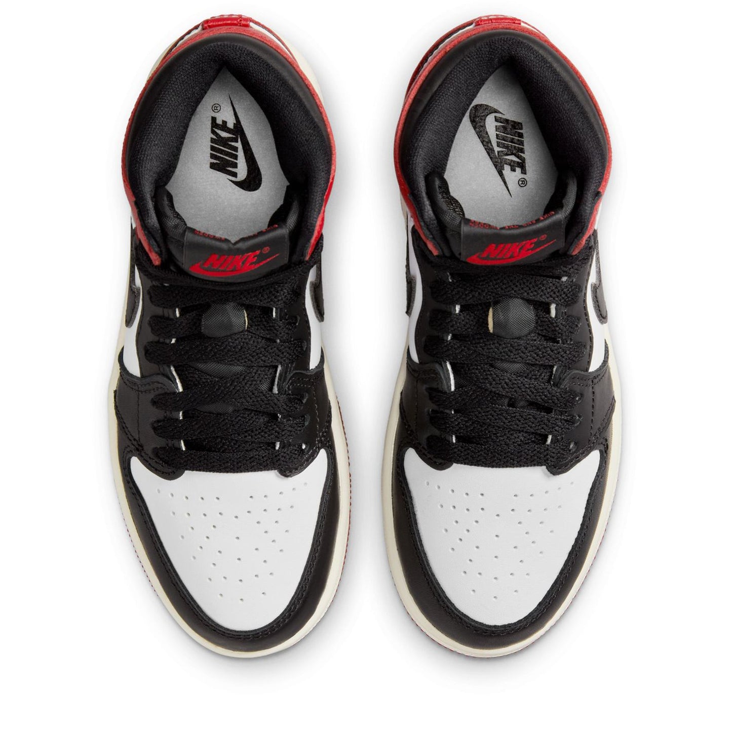 Jordan 1 Retro High OG 'Black Toe Reimagined' (PS) - White/Varsity Red