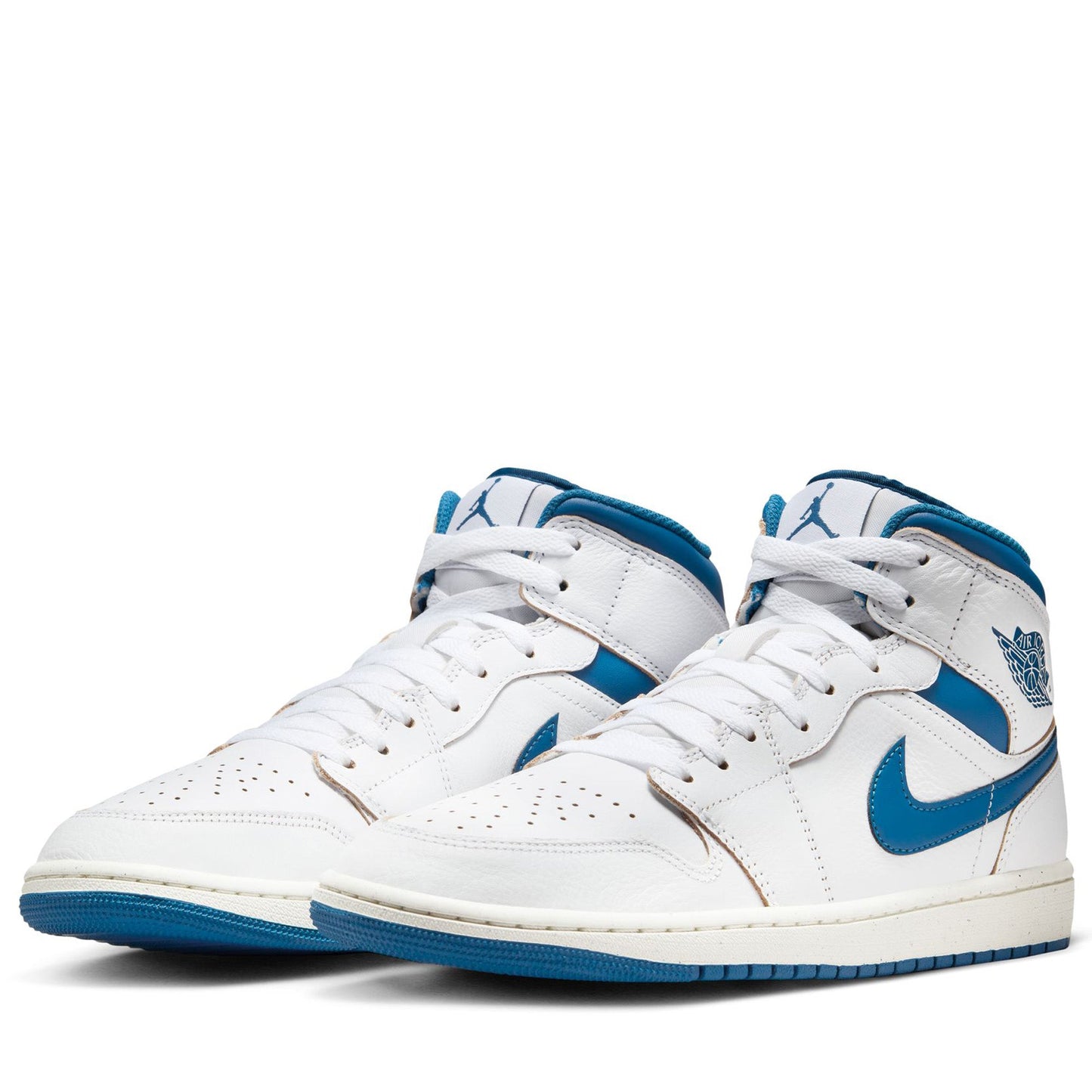 Air Jordan 1 Mid SE - White/Industrial Blue