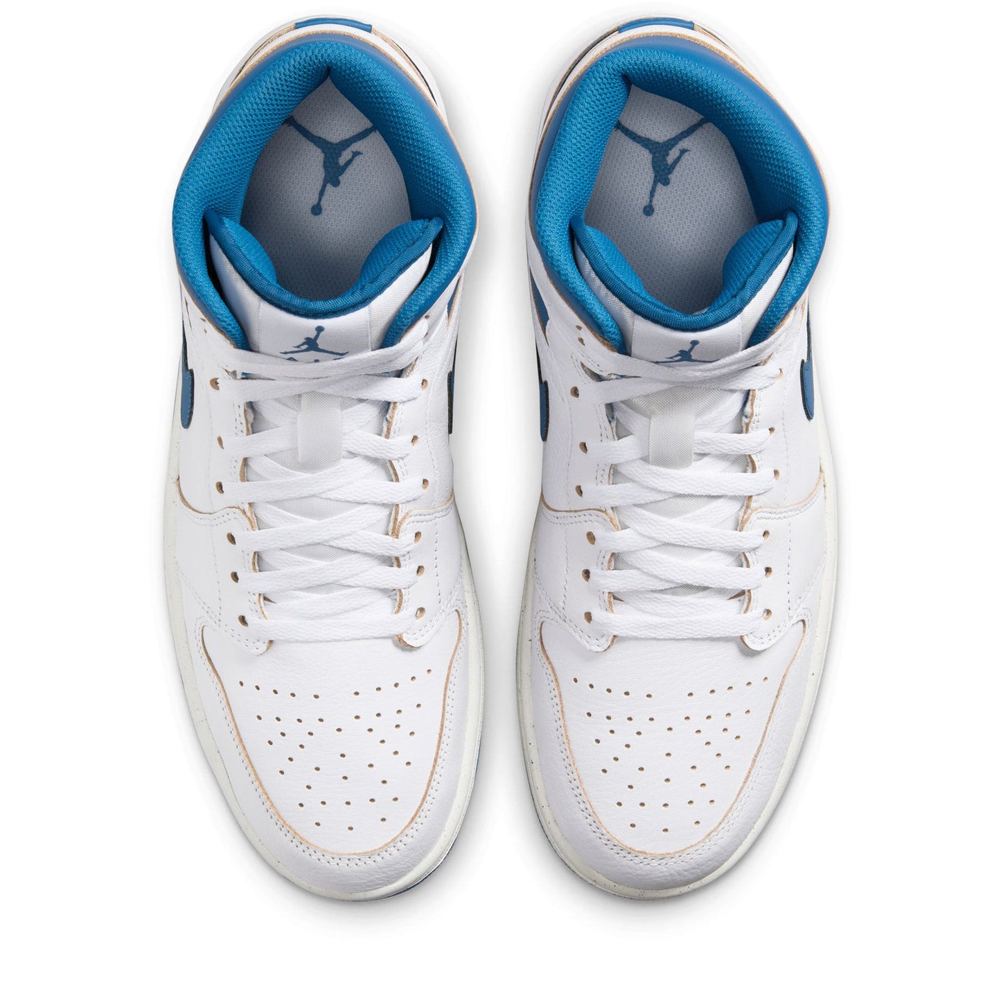 Air Jordan 1 Mid SE - White/Industrial Blue