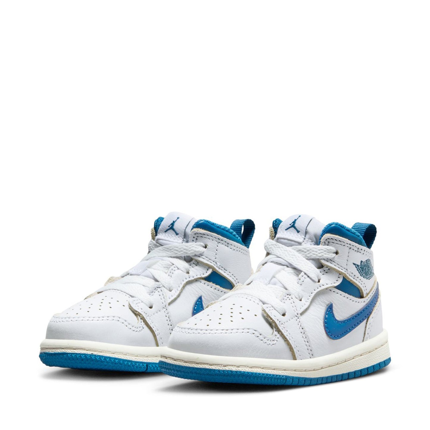 Jordan 1 Mid SE (TD) - White/Industrial Blue