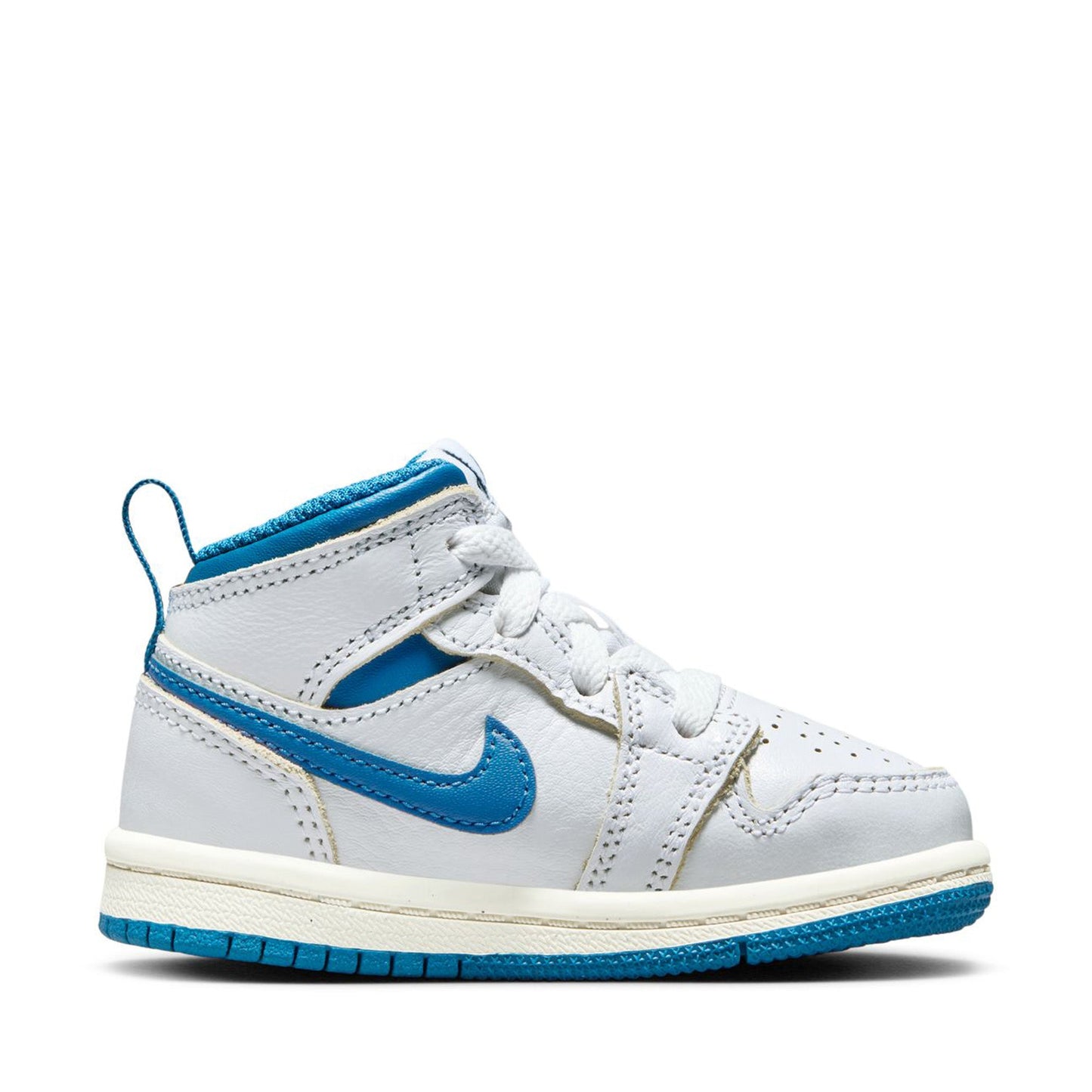 Jordan 1 Mid SE (TD) - White/Industrial Blue