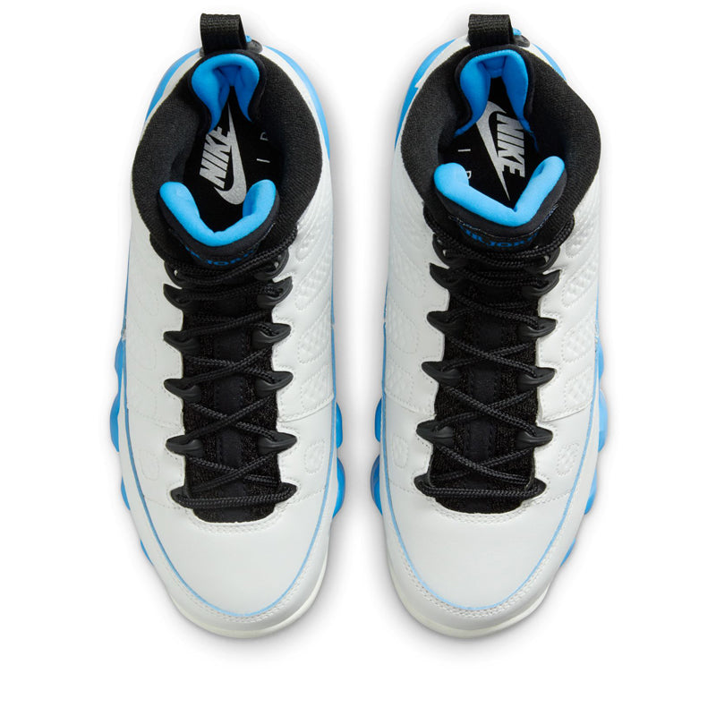 Air Jordan 9 Retro 'Powder Blue' (GS) - Summit White/Powder Blue