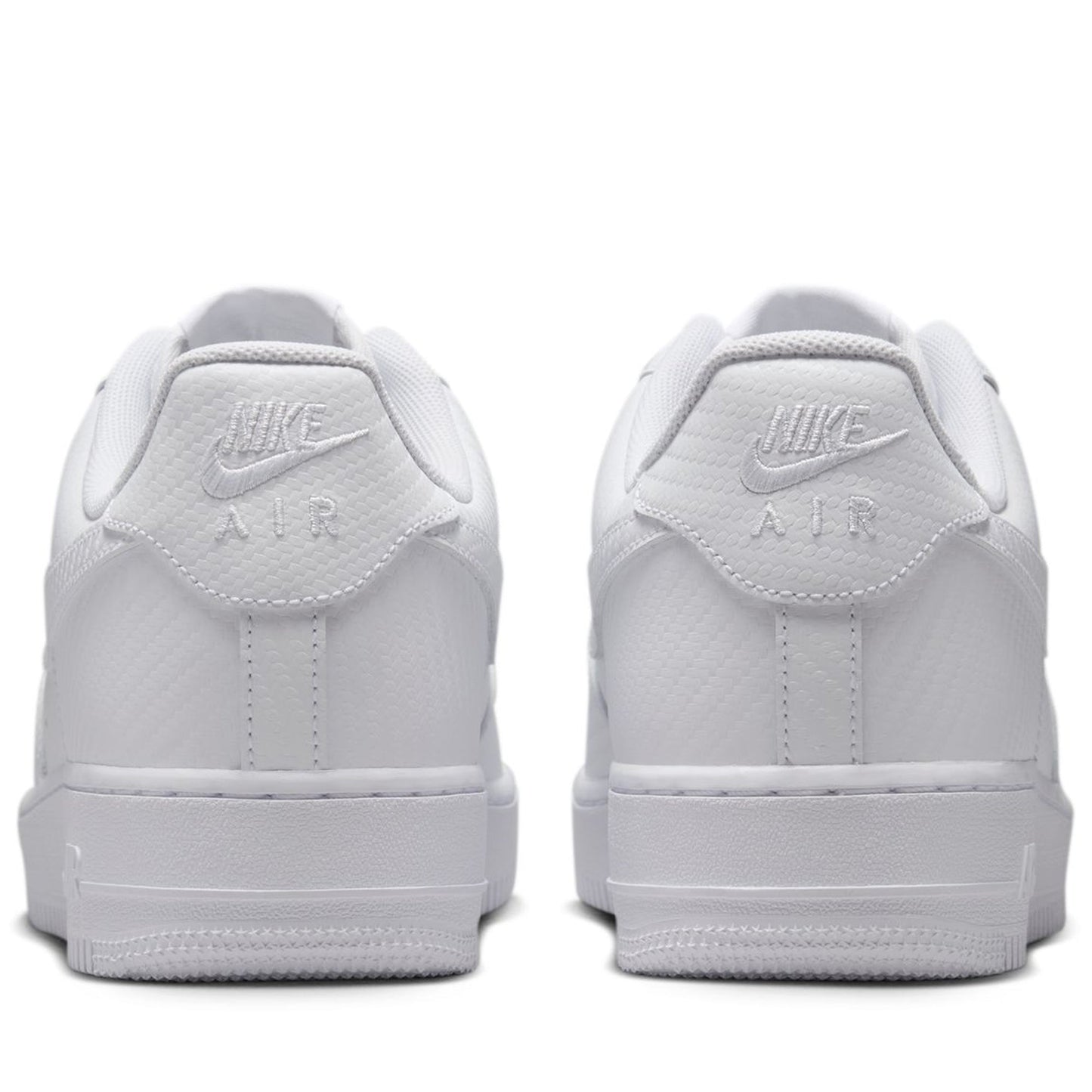 Nike Air Force 1 '07 'Carbon Fiber' - White/White