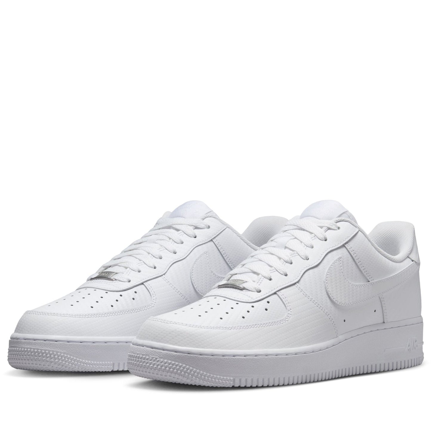 Nike Air Force 1 '07 'Carbon Fiber' - White/White