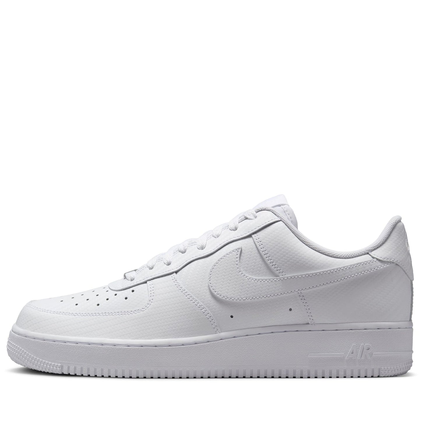 Nike Air Force 1 '07 'Carbon Fiber' - White/White