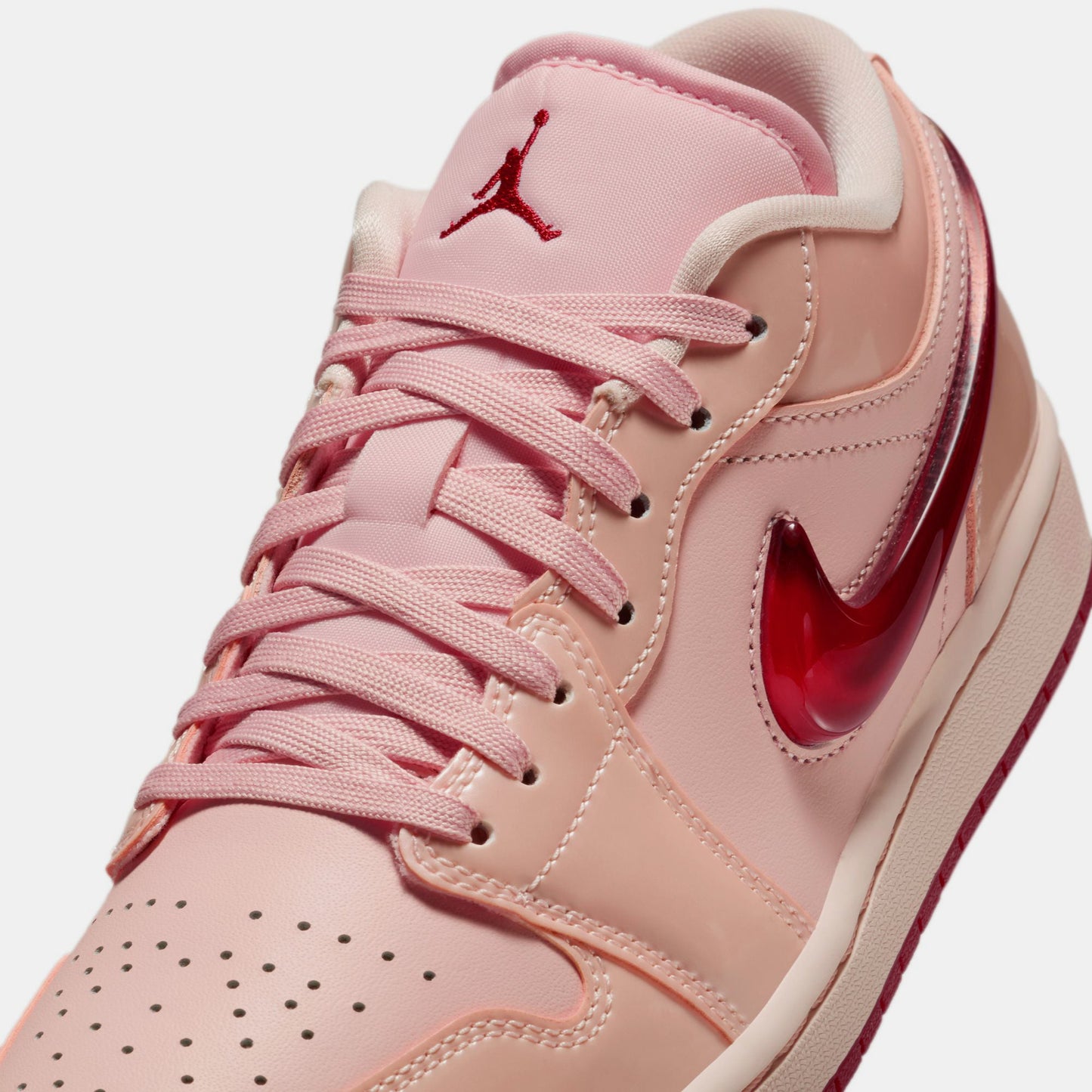 Women's Air Jordan 1 Low SE 'Valentine's Day' - Washed Coral/Gym Red