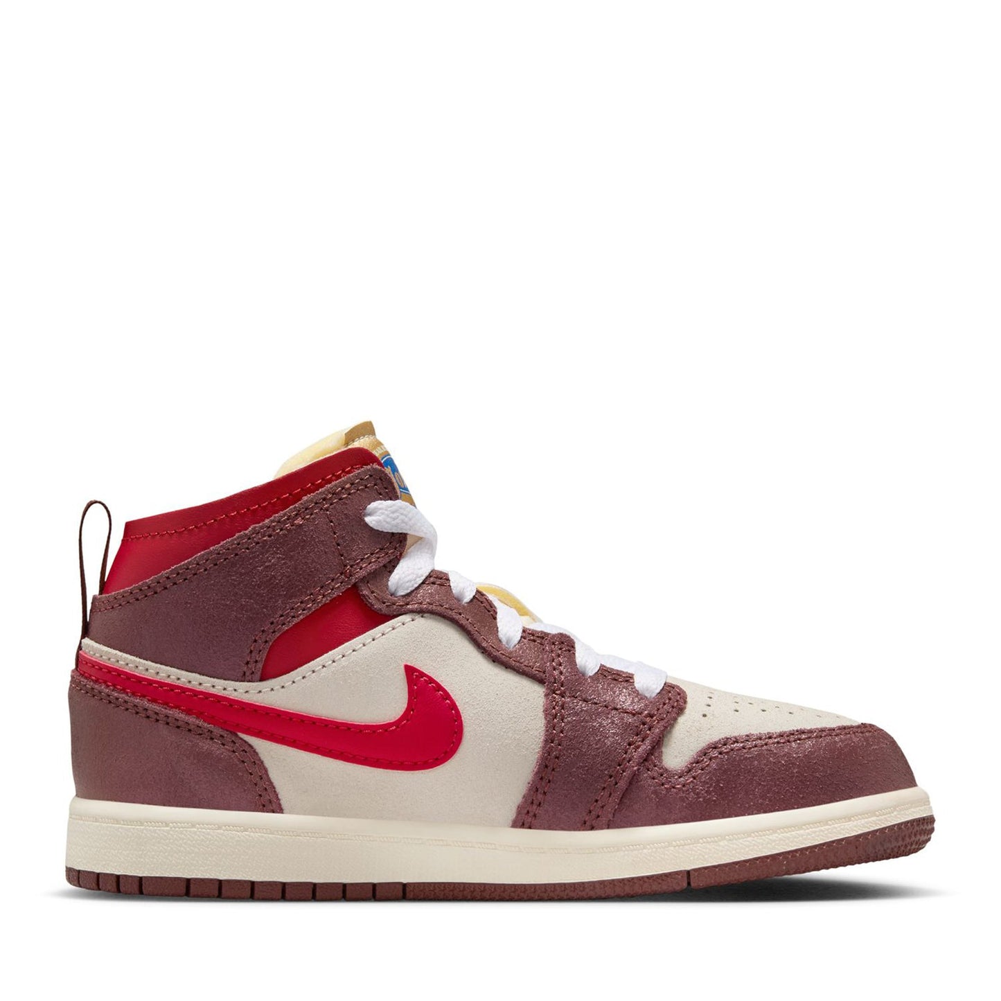 Jordan 1 Mid SE 'Breakfast' (PS) - Coconut Milk/Varsity Red