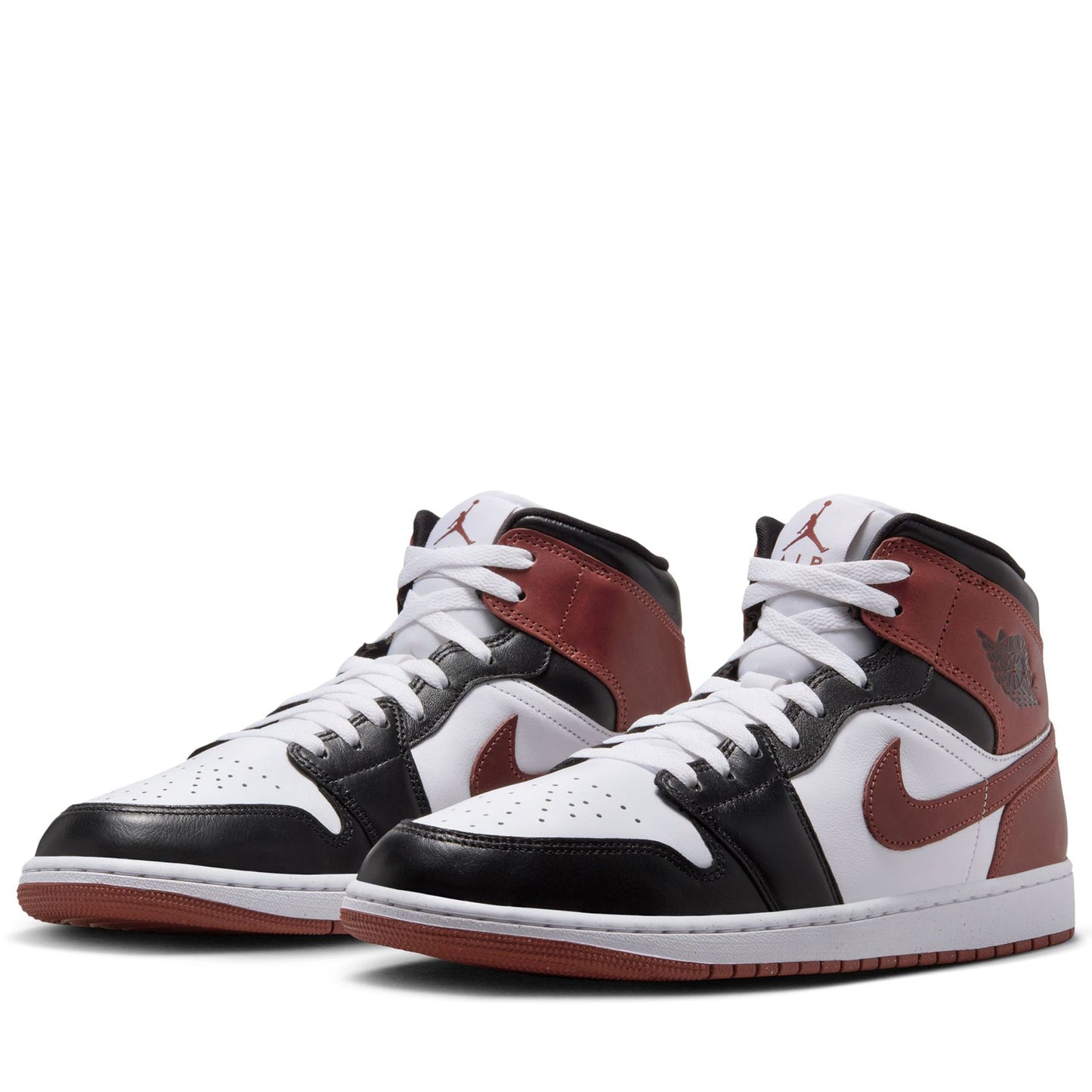 Air Jordan 1 Mid SE - White/Dark Pony