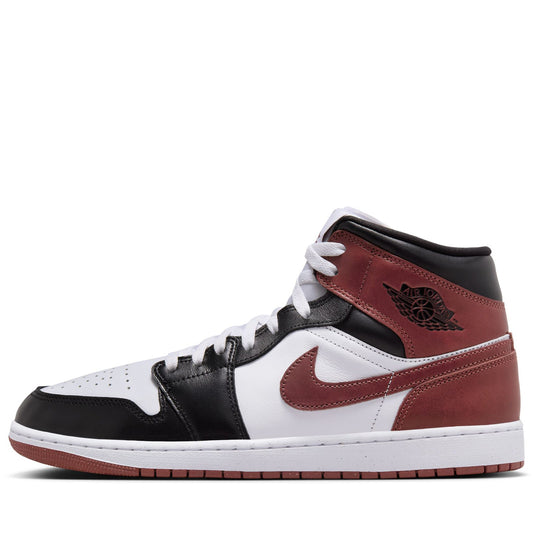 Air Jordan 1 Mid SE - White/Dark Pony