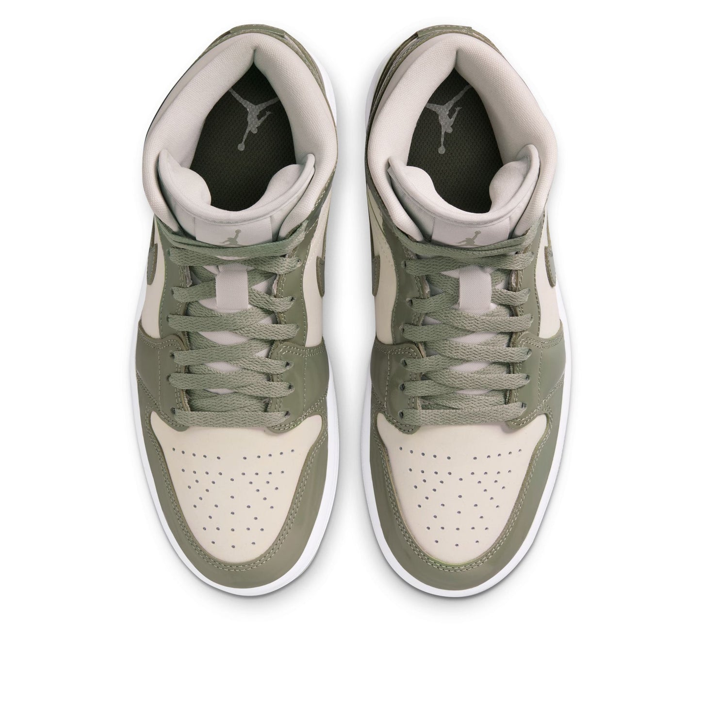 Women's Air Jordan 1 Mid SE - Sea Glass/Oil Green