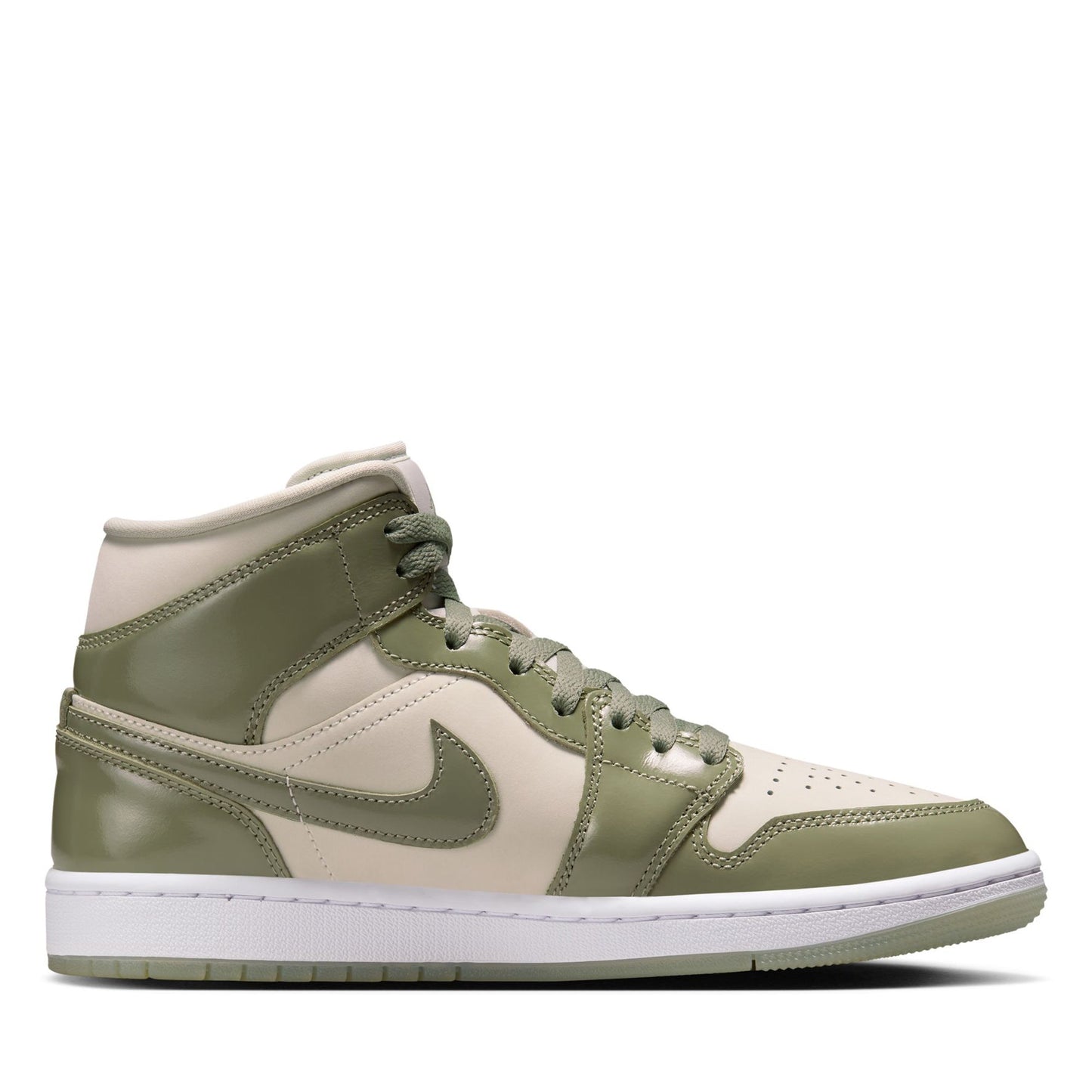 Women's Air Jordan 1 Mid SE - Sea Glass/Oil Green