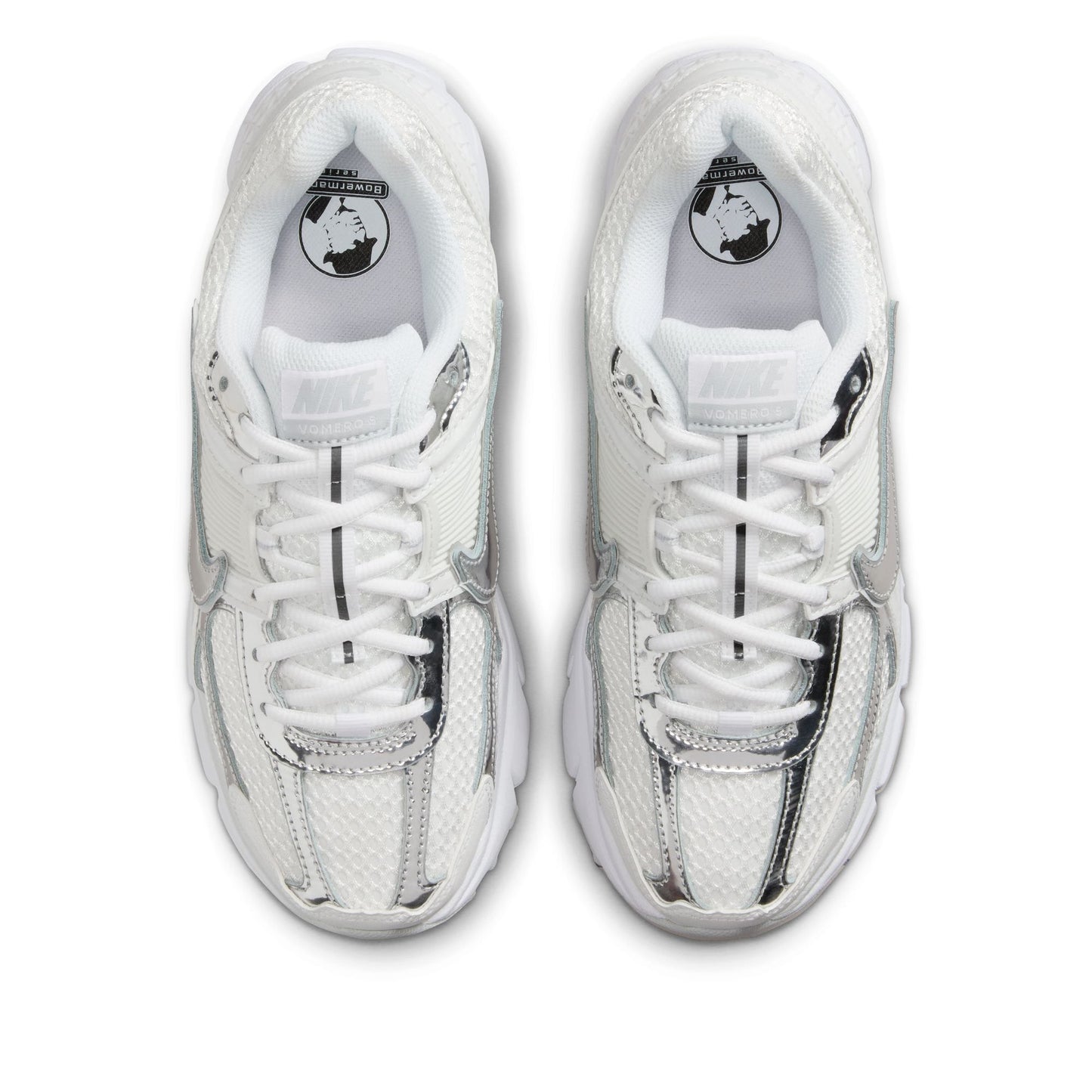 Women's Nike Zoom Vomero 5 - White/Metallic Silver