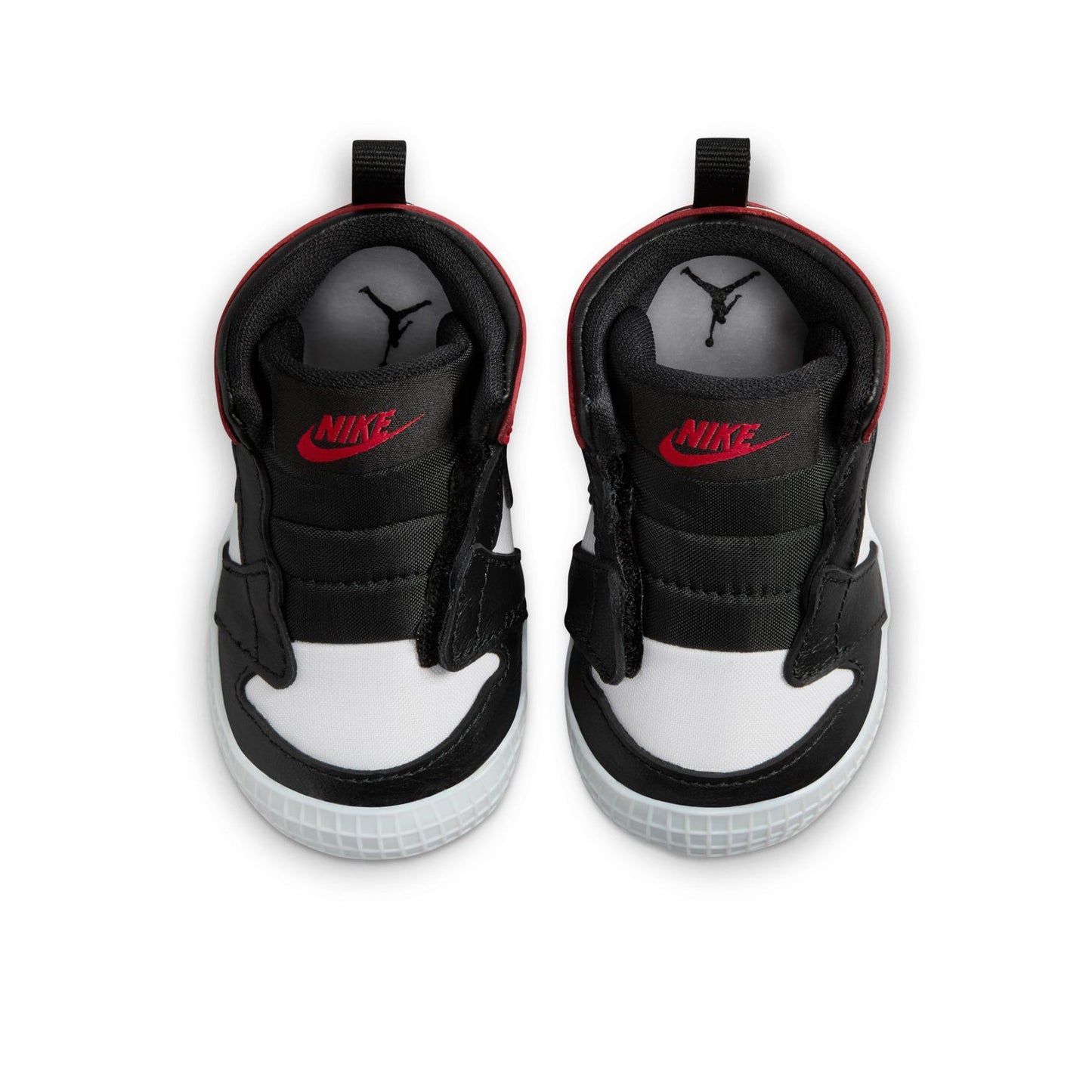 Jordan 1 Crib Bootie 'Black Toe Reimagined' (CB) - Black/Varsity Red