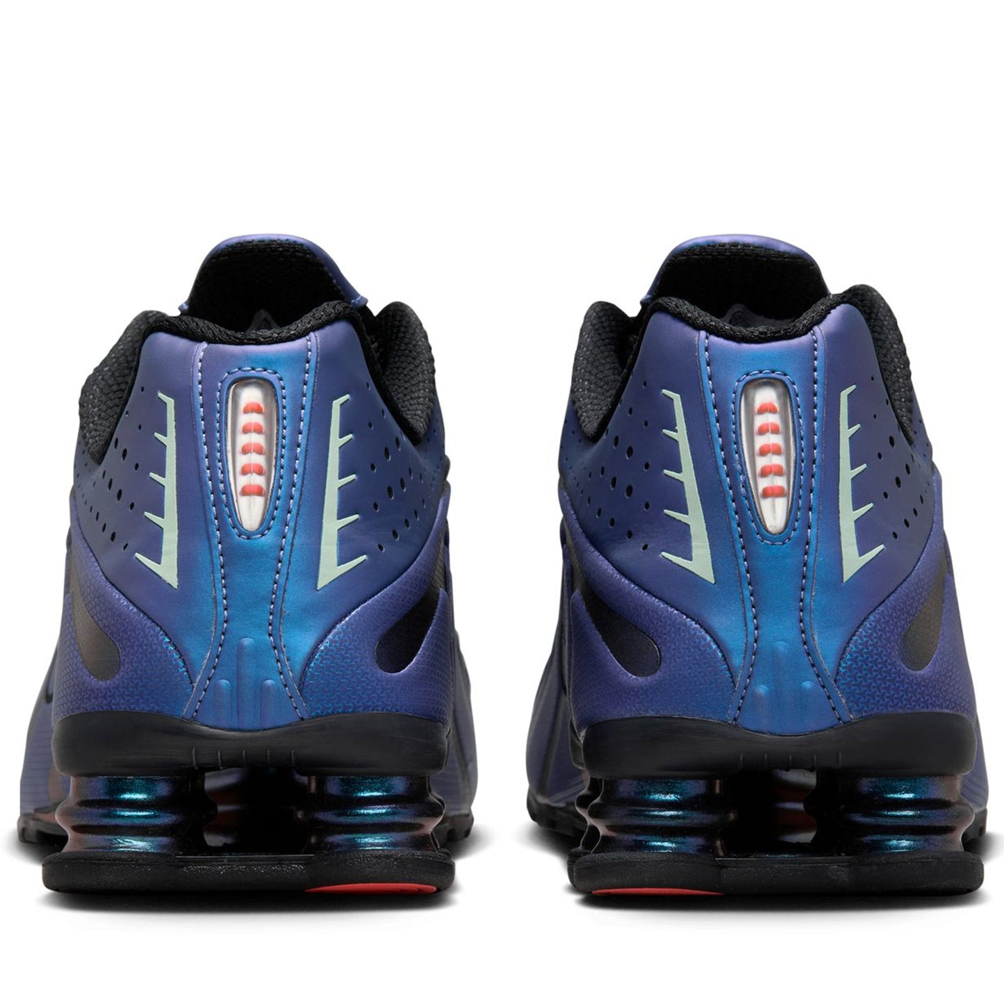 Nike Shox R4 'Iridescent' - Metallic Silver/Black