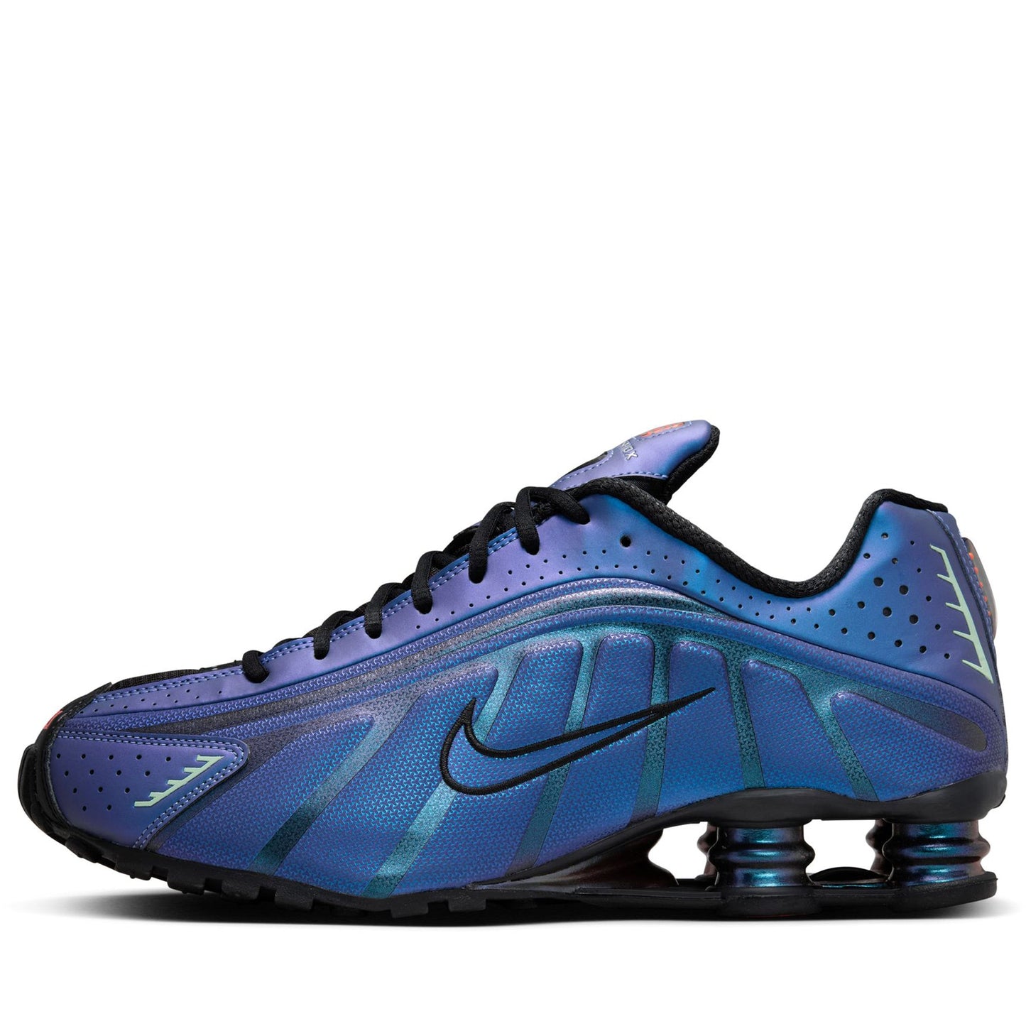 Nike Shox R4 'Iridescent' - Metallic Silver/Black