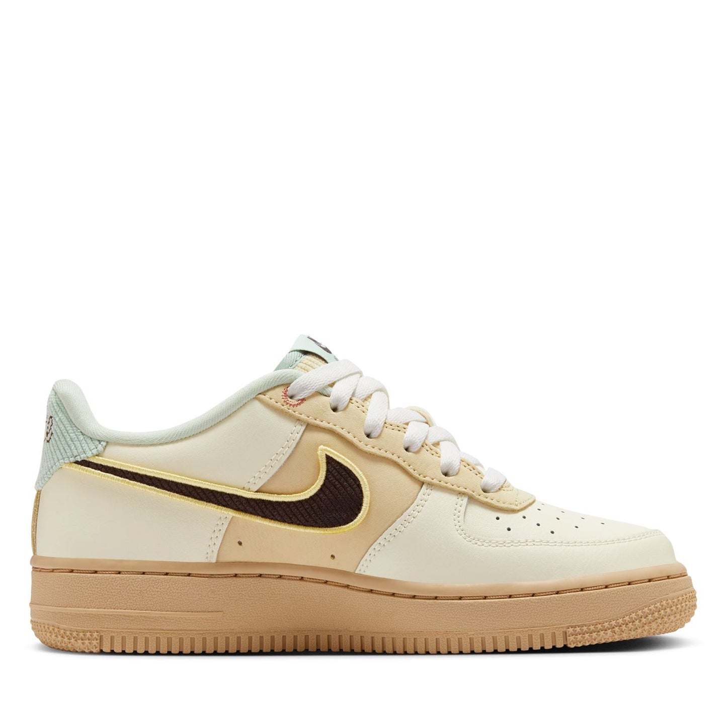 Nike Air Force 1 LV8 (GS) - Coconut Milk/Baroque Brown