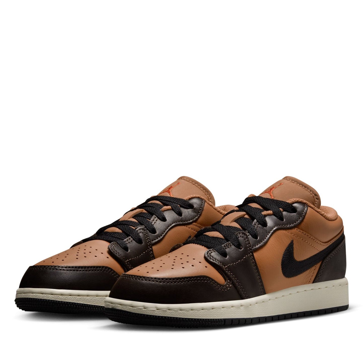 Air Jordan 1 Low SE (GS) - Flax/Baroque Brown