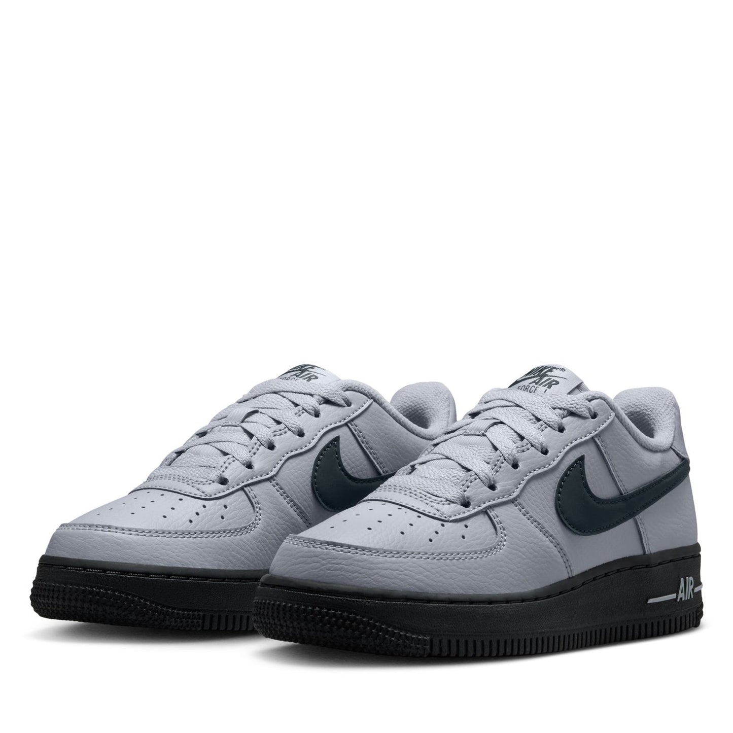 Nike Air Force 1 (GS) - Wolf Grey/Dark Smoke Grey