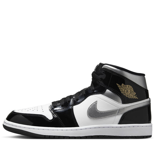 Air Jordan 1 Mid SE - Black/Metallic Silver