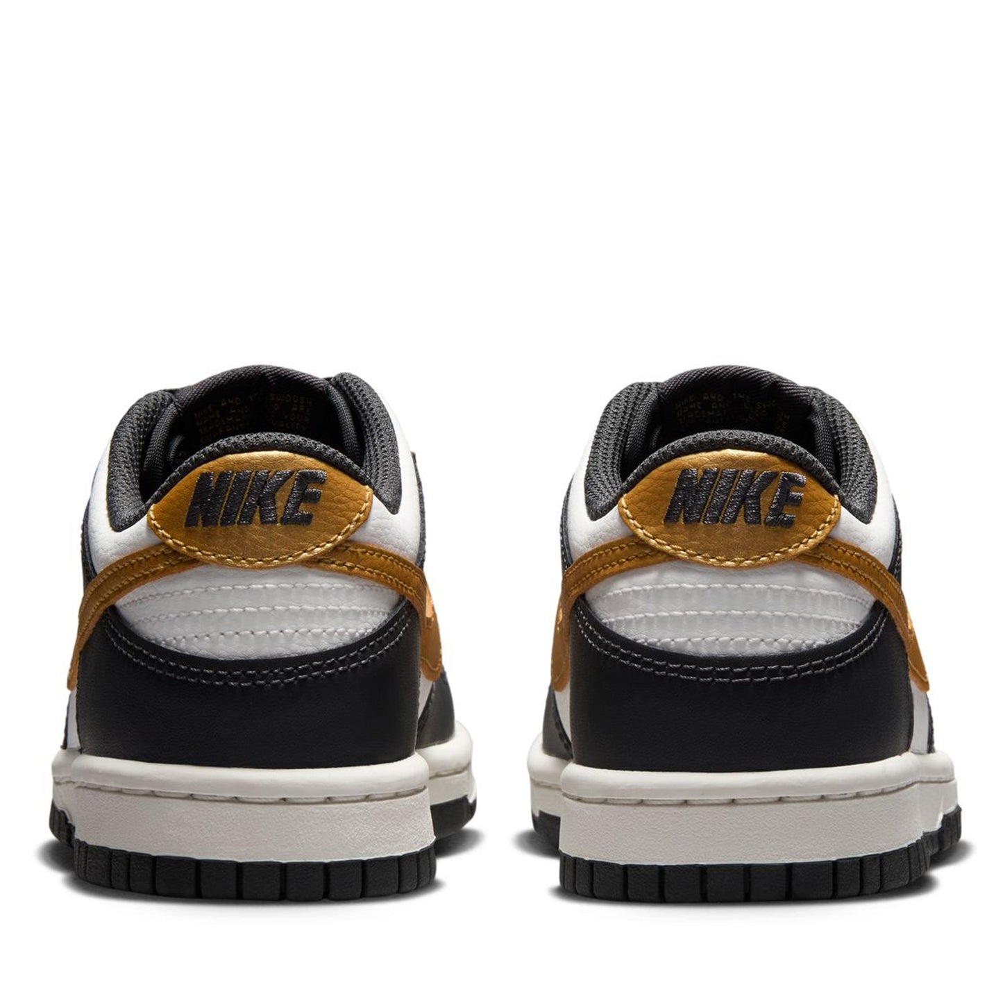 Nike Dunk Low (GS) - Summit White/Metallic Gold