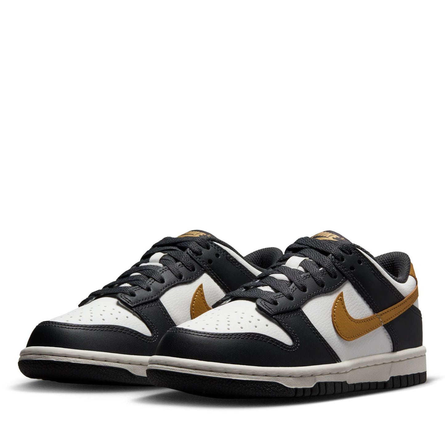 Nike Dunk Low (GS) - Summit White/Metallic Gold