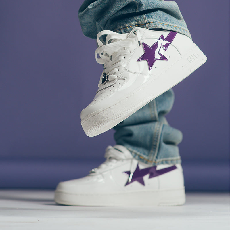 A Bathing Ape Bape Sta M2 - White/Purple