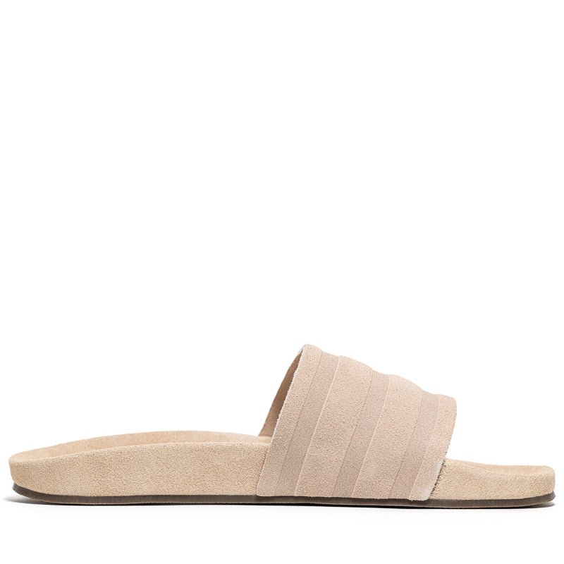 Adidas Adilette Suede - Magic Beige/Gum