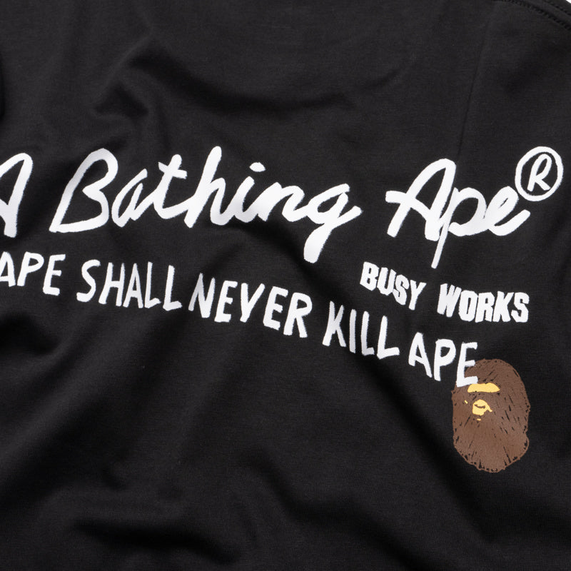 A Bathing Ape Hand Draw Tee - Black