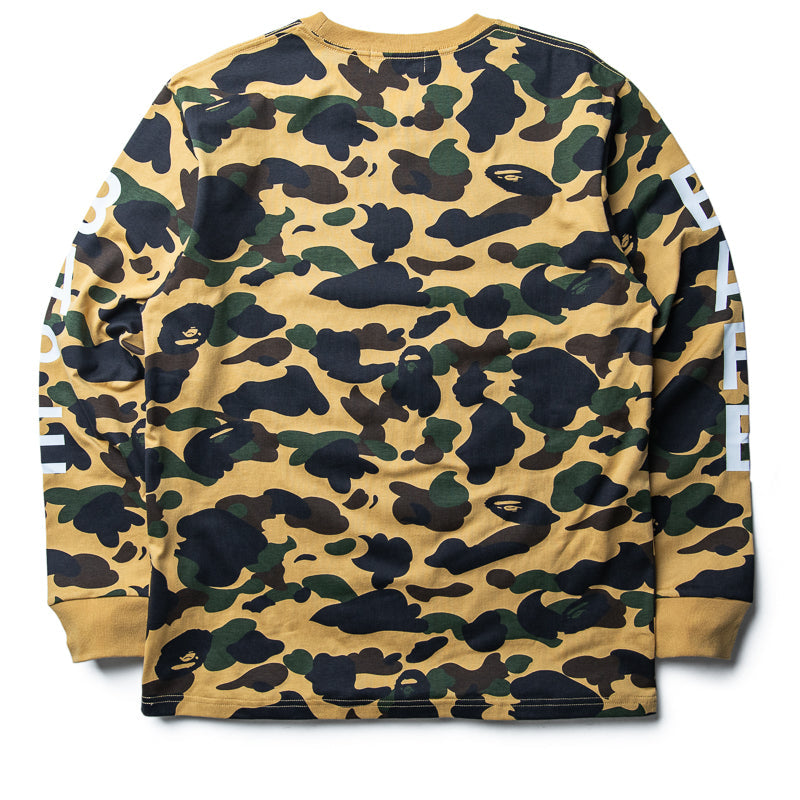 A Bathing Ape 1st Camo L/S Tee - Yellow