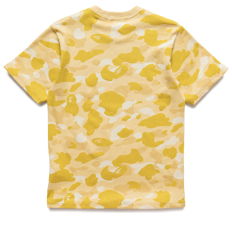 A Bathing Ape Color Camo College Tee - Yellow