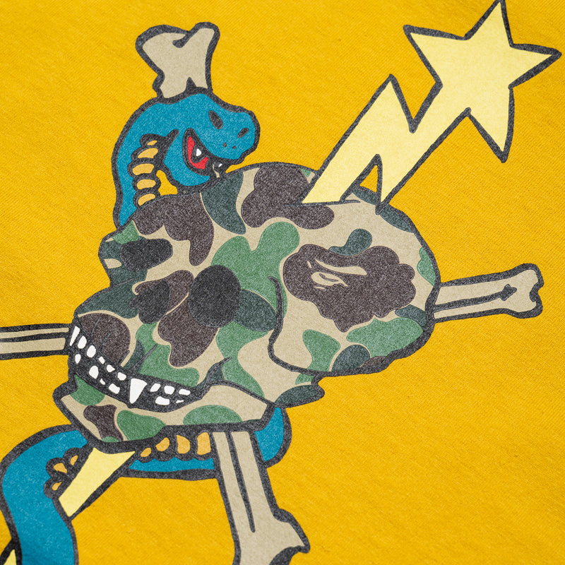 A Bathing Ape Souvenir Skull Tee - Yellow