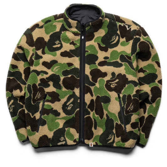 A Bathing Ape ABC Camo Boa Reversible Jacket - Green