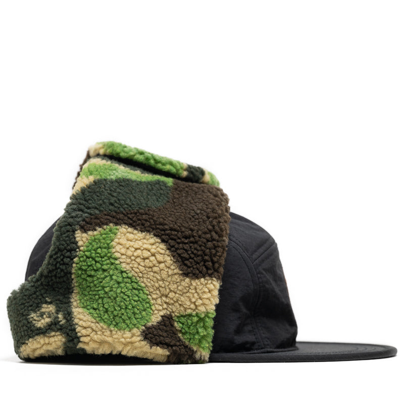 A Bathing Ape ABC Camo Puffy Flight Fitted - Black