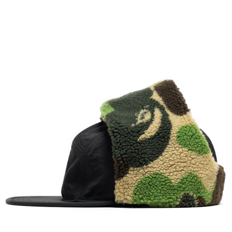 A Bathing Ape ABC Camo Puffy Flight Fitted - Black